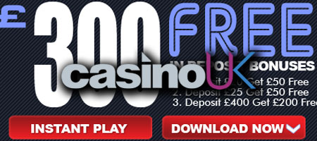 CasinoUK: £11 No Deposit Bonus casinouk 300 free mobile