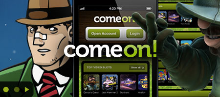ComeOn: 35 Free Spins come on mobile casino