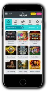 Miami Dice Casino Welcome Bonus Spins