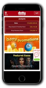 Dotty Bingo Mobile Bonus Spins