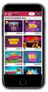 PocketWin Online Casino screenshot