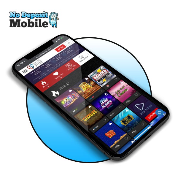 Captain Spins Mobile lobby