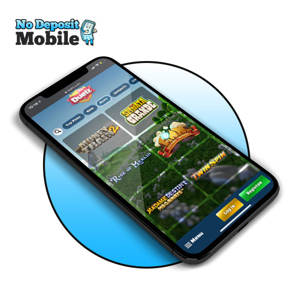 Duelz Mobile Casino Screen