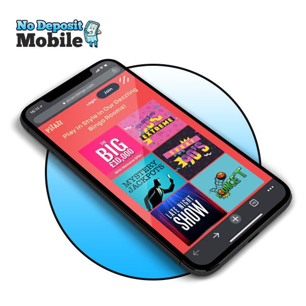 Pizazz Bingo Mobile screenshot